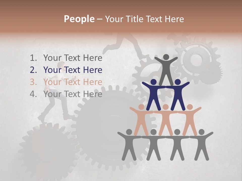 Enterprise Competition Businessman PowerPoint Template