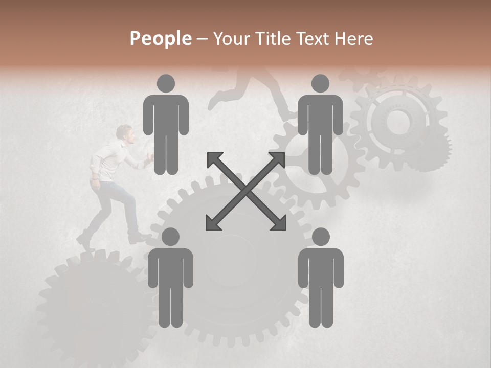 Enterprise Competition Businessman PowerPoint Template