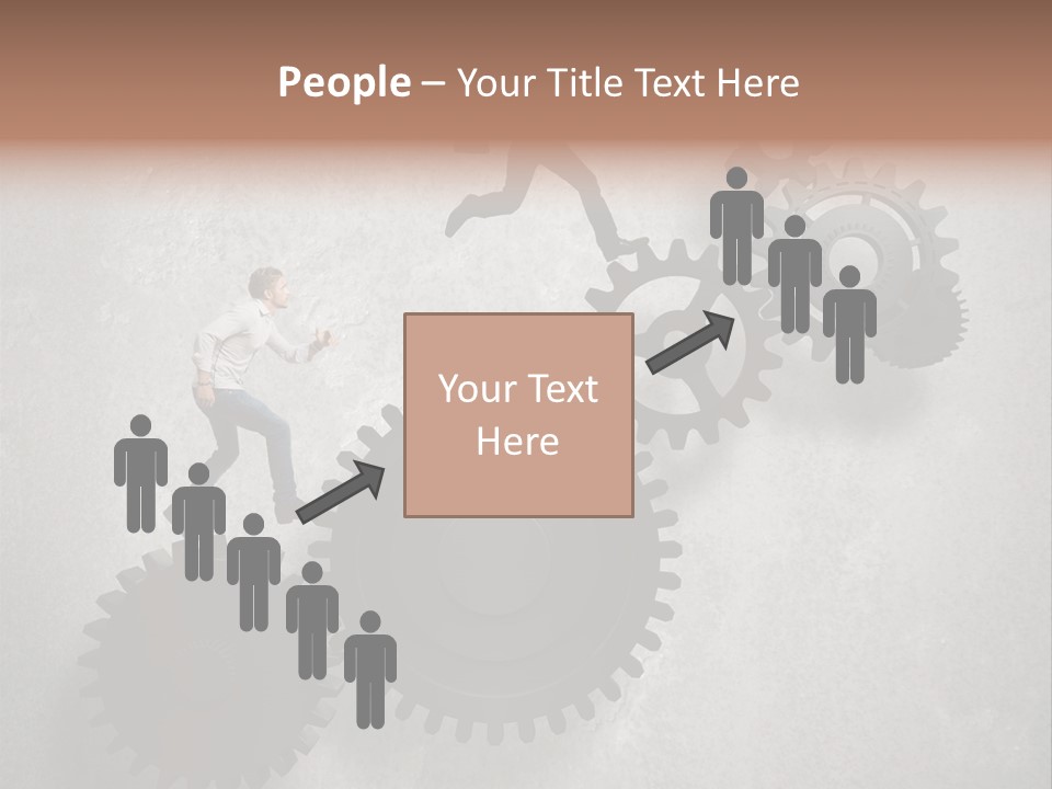 Enterprise Competition Businessman PowerPoint Template