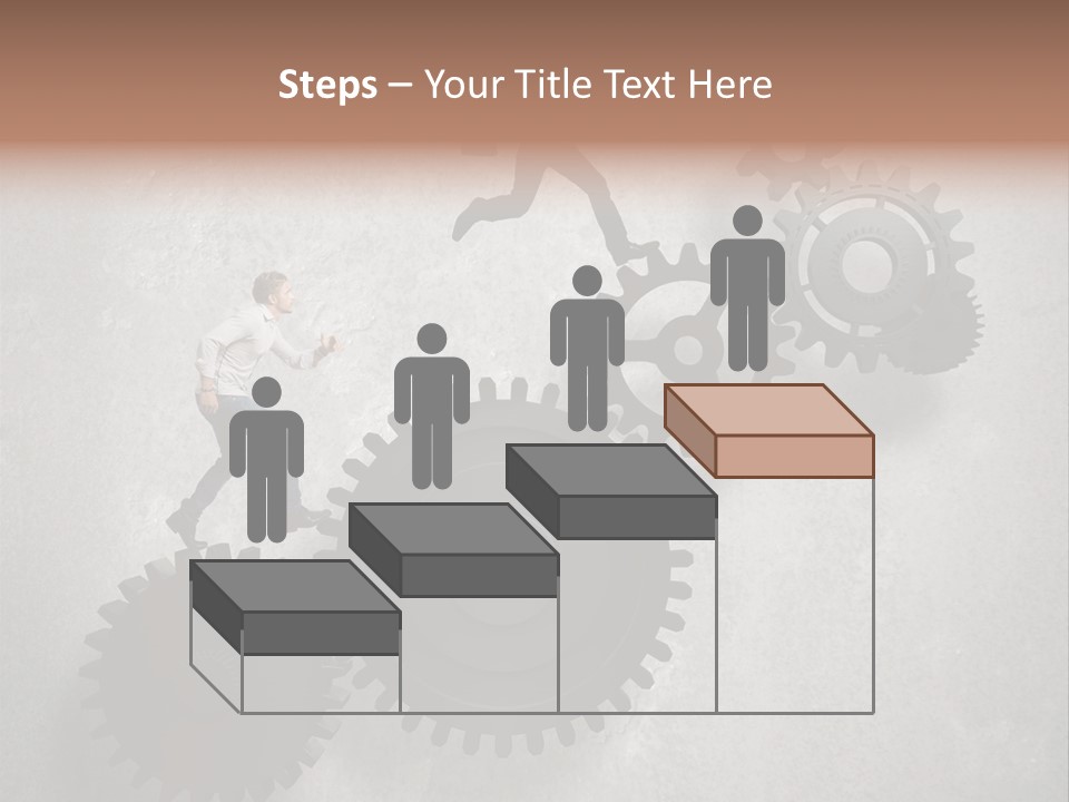 Enterprise Competition Businessman PowerPoint Template