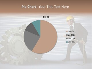 Mechanic Progress Rope PowerPoint Template