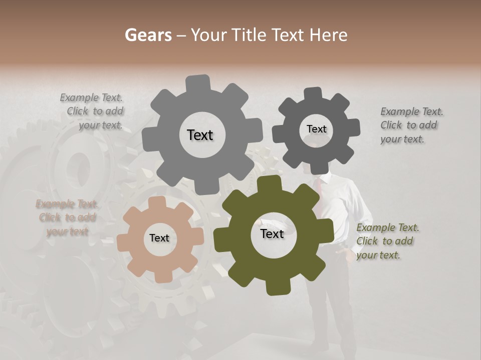 Energy Machinery Mechanic PowerPoint Template