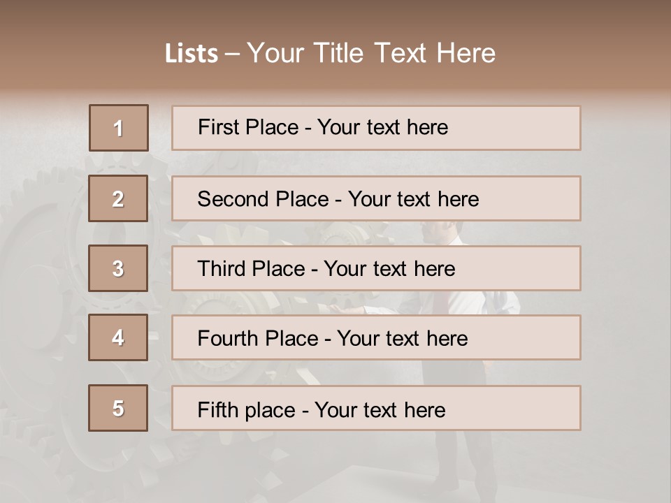 Energy Machinery Mechanic PowerPoint Template