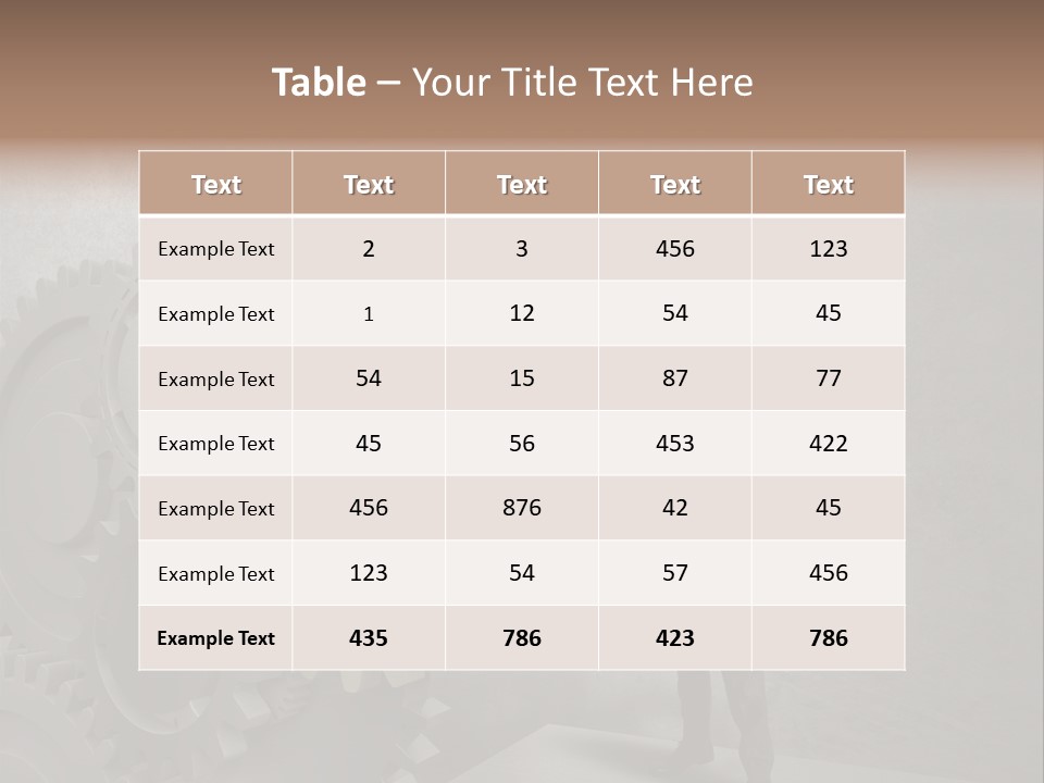 Energy Machinery Mechanic PowerPoint Template
