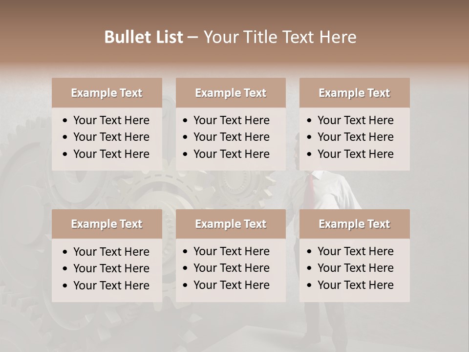 Energy Machinery Mechanic PowerPoint Template