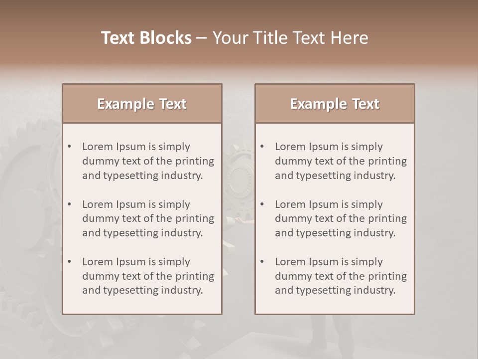 Energy Machinery Mechanic PowerPoint Template