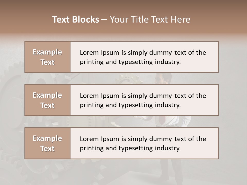 Energy Machinery Mechanic PowerPoint Template