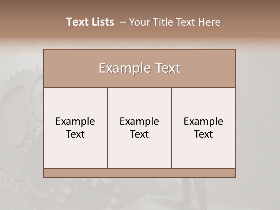 Energy Machinery Mechanic PowerPoint Template
