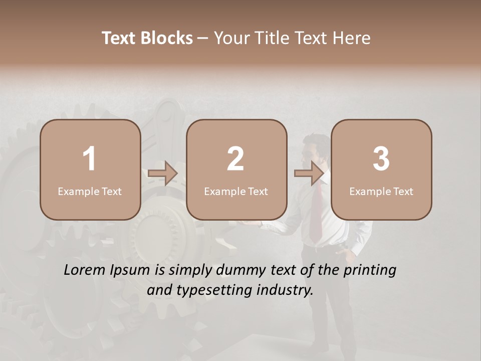 Energy Machinery Mechanic PowerPoint Template