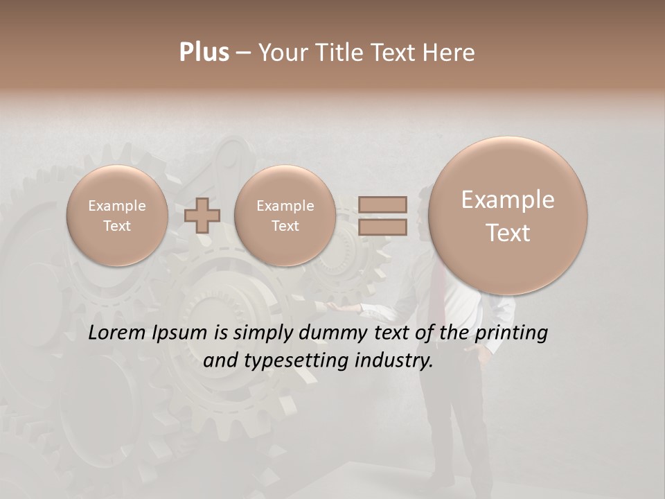 Energy Machinery Mechanic PowerPoint Template