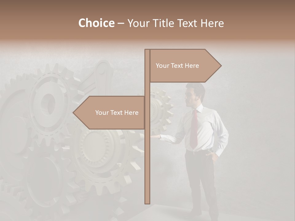 Energy Machinery Mechanic PowerPoint Template