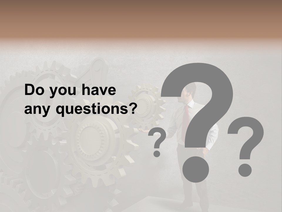 Energy Machinery Mechanic PowerPoint Template