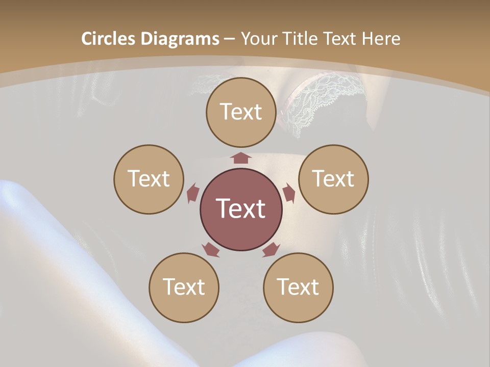 European Mouth Portrait PowerPoint Template