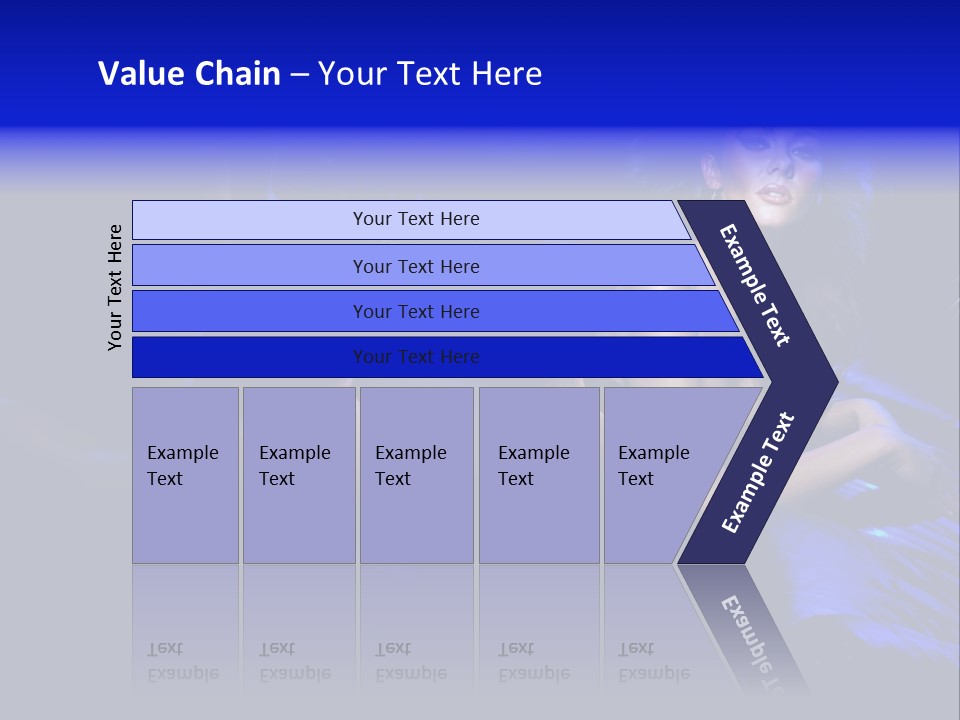 Red Dark Underwear PowerPoint Template
