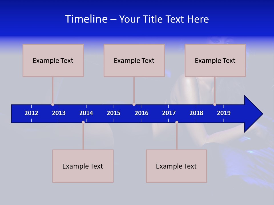 Red Dark Underwear PowerPoint Template
