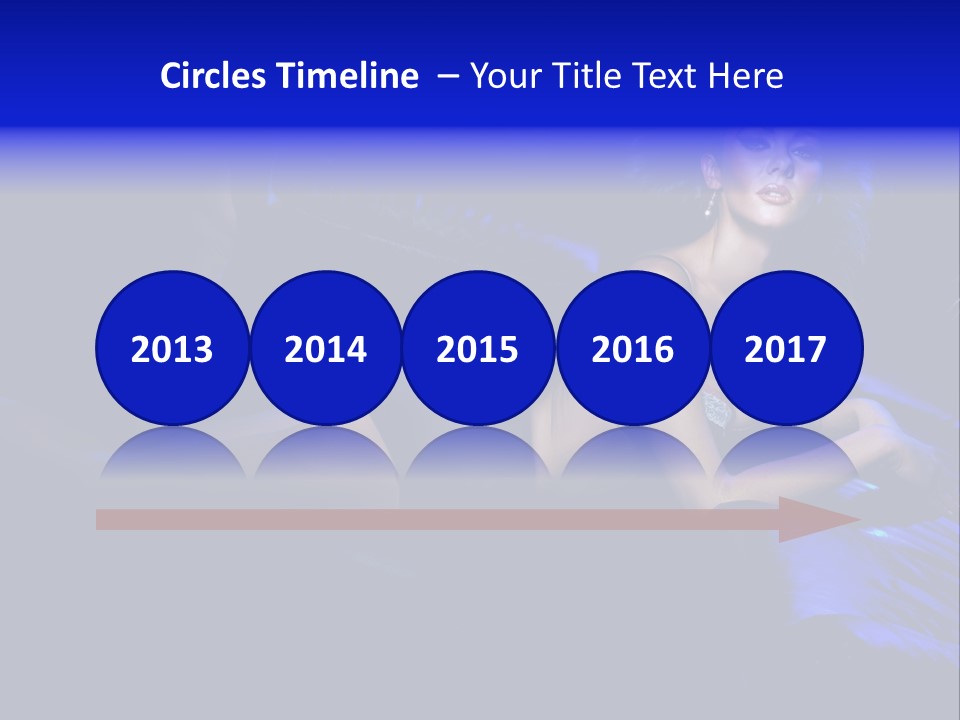 Red Dark Underwear PowerPoint Template