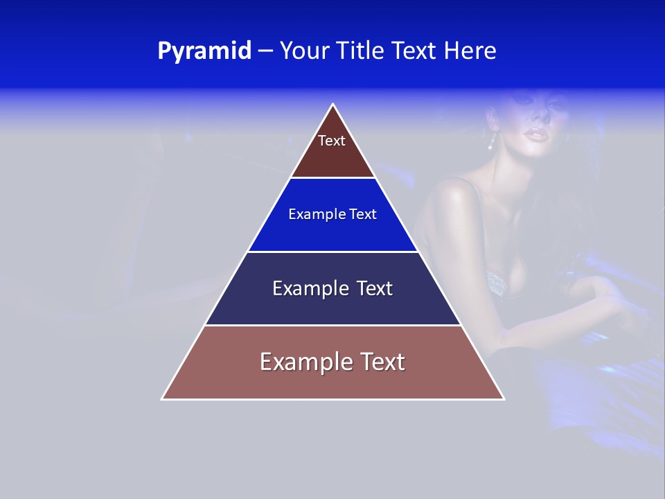 Red Dark Underwear PowerPoint Template