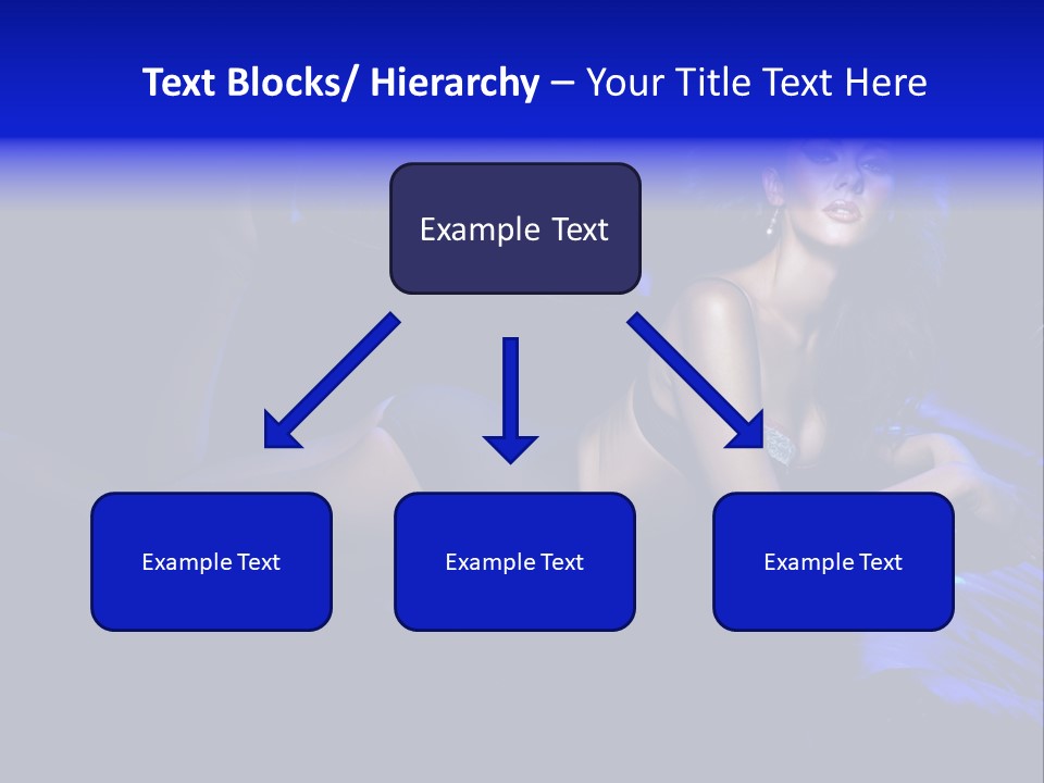 Red Dark Underwear PowerPoint Template