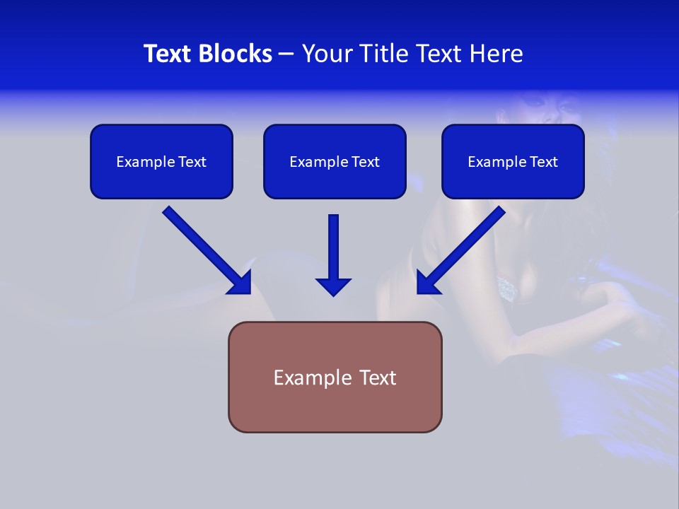 Red Dark Underwear PowerPoint Template