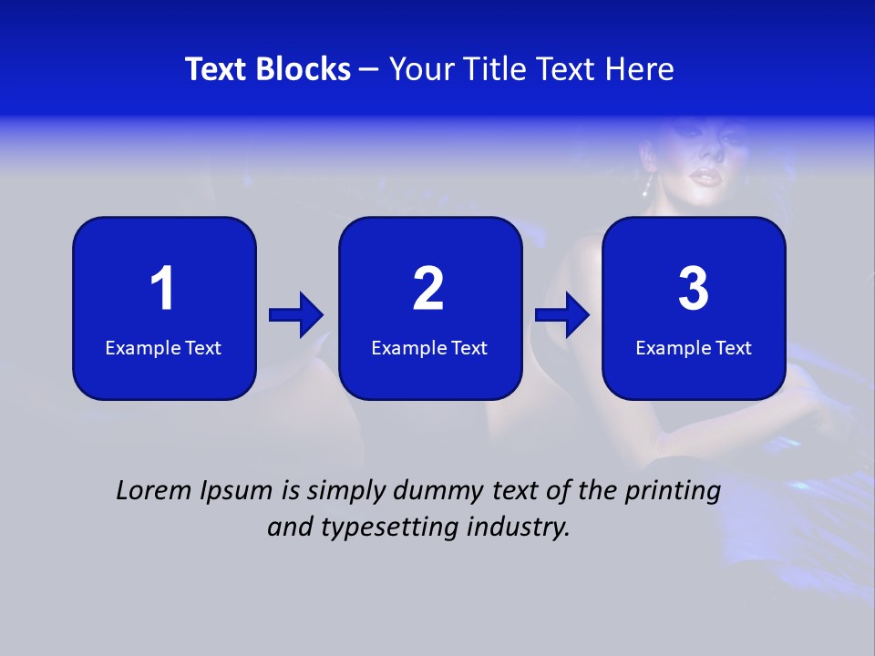 Red Dark Underwear PowerPoint Template