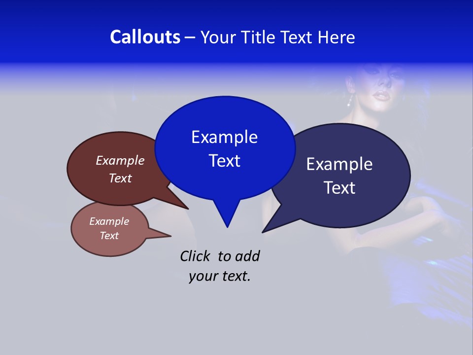 Red Dark Underwear PowerPoint Template