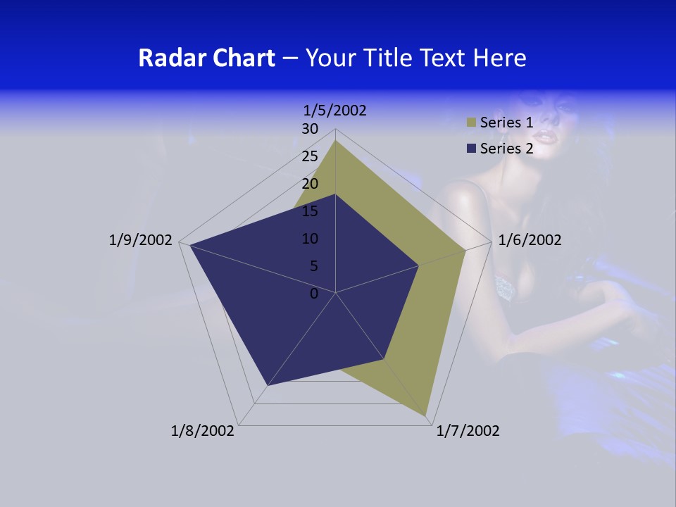 Red Dark Underwear PowerPoint Template