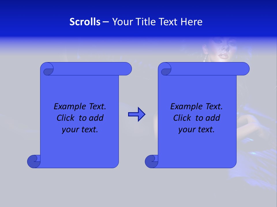 Red Dark Underwear PowerPoint Template