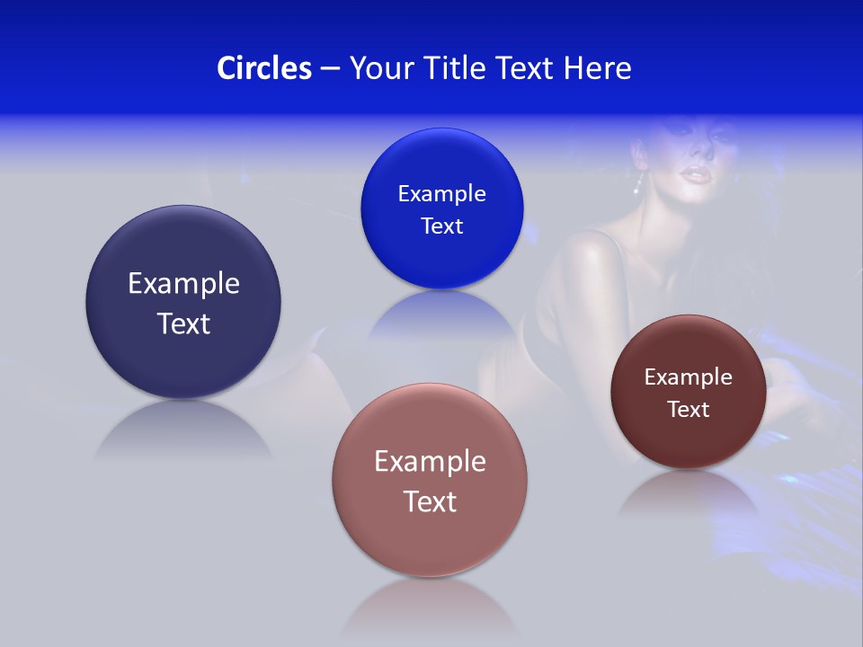 Red Dark Underwear PowerPoint Template