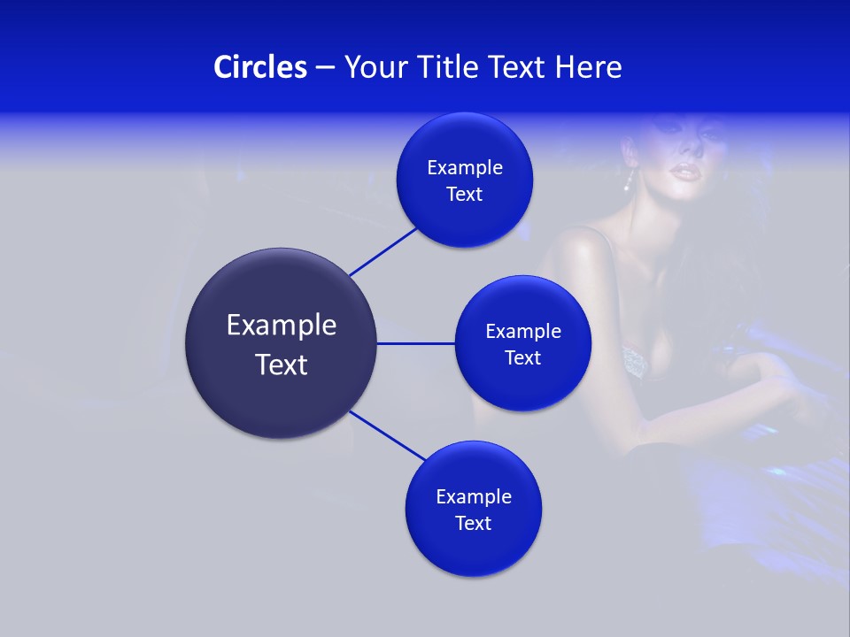 Red Dark Underwear PowerPoint Template