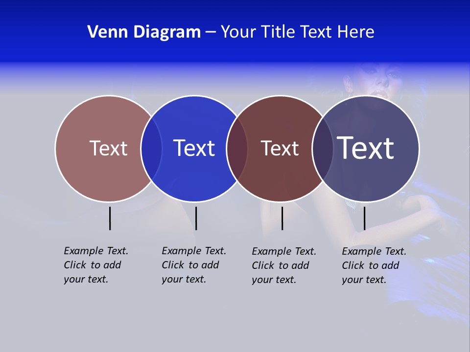 Red Dark Underwear PowerPoint Template