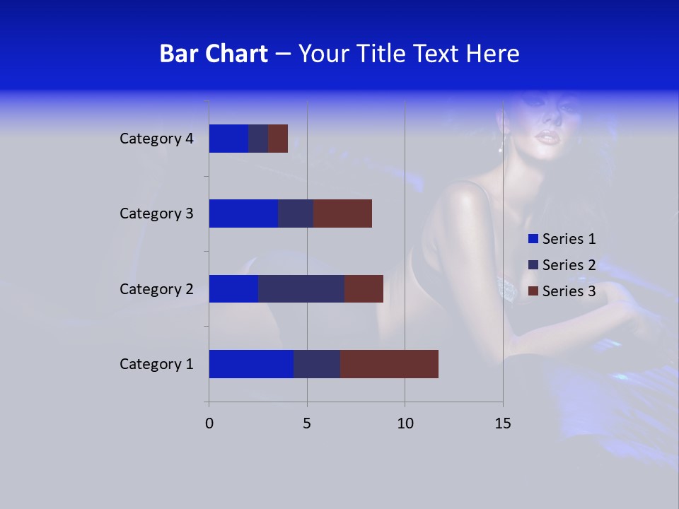 Red Dark Underwear PowerPoint Template