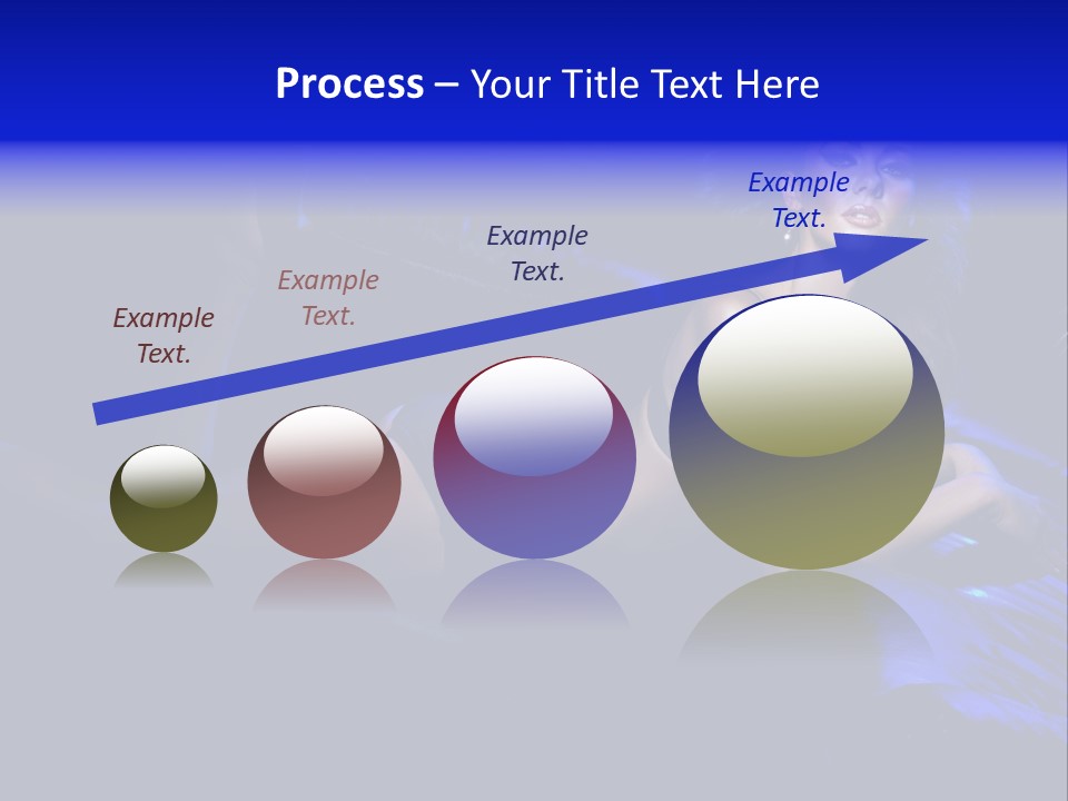 Red Dark Underwear PowerPoint Template