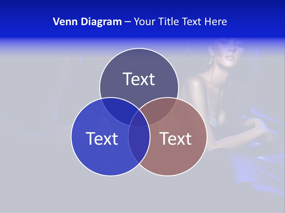 Red Dark Underwear PowerPoint Template