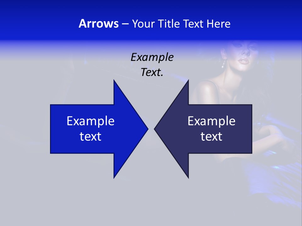 Red Dark Underwear PowerPoint Template