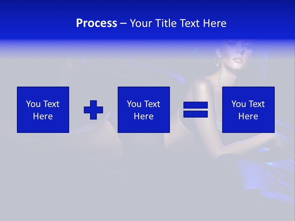 Red Dark Underwear PowerPoint Template