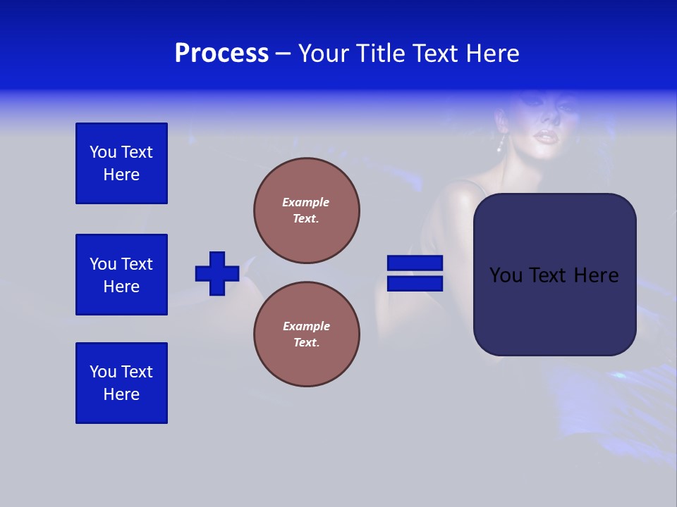 Red Dark Underwear PowerPoint Template