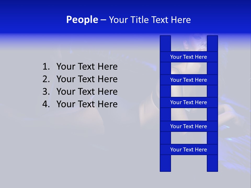 Red Dark Underwear PowerPoint Template