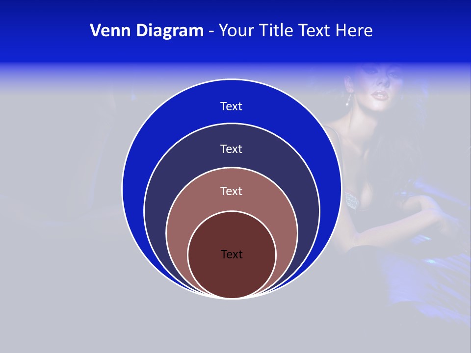Red Dark Underwear PowerPoint Template