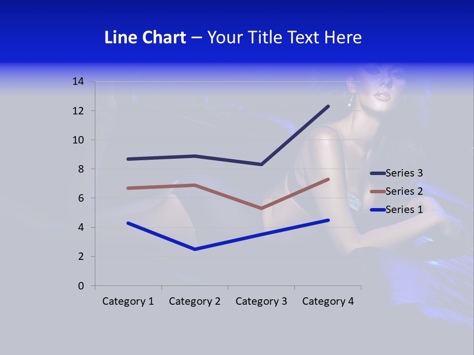 Red Dark Underwear PowerPoint Template