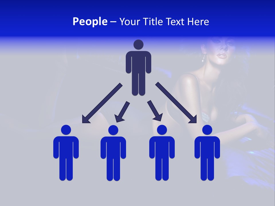 Red Dark Underwear PowerPoint Template