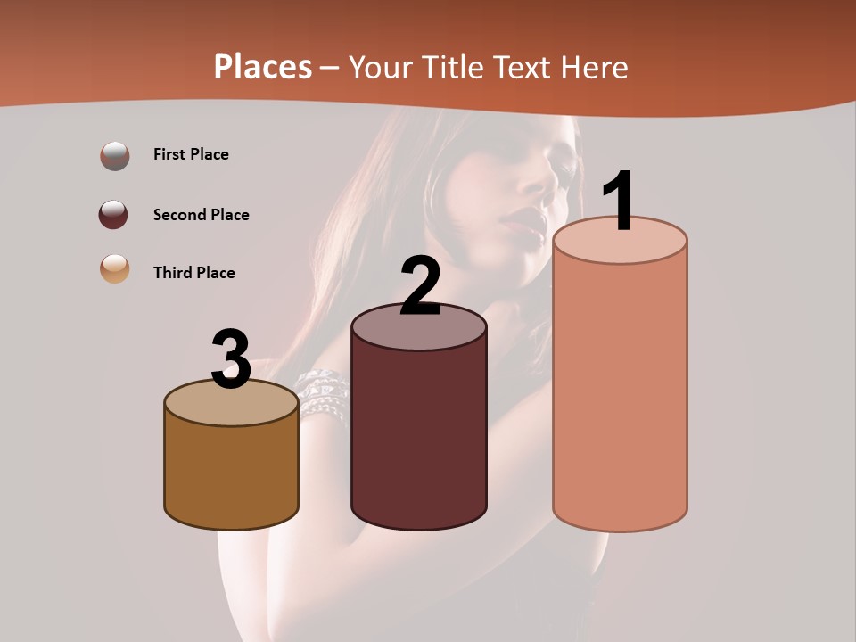 Tanzend Attraktiv Disko PowerPoint Template