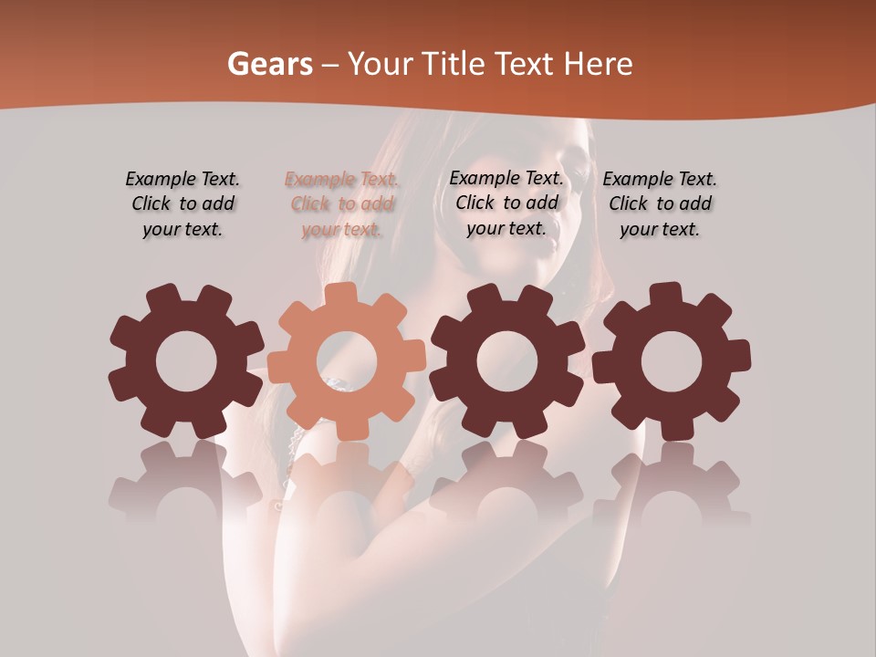 Tanzend Attraktiv Disko PowerPoint Template