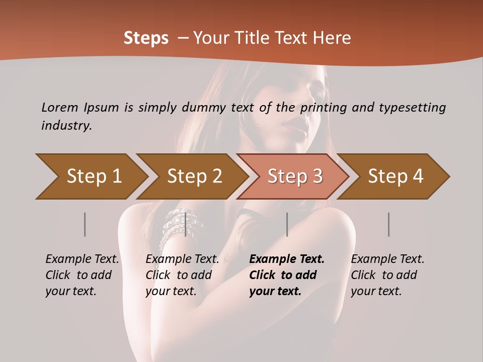Tanzend Attraktiv Disko PowerPoint Template