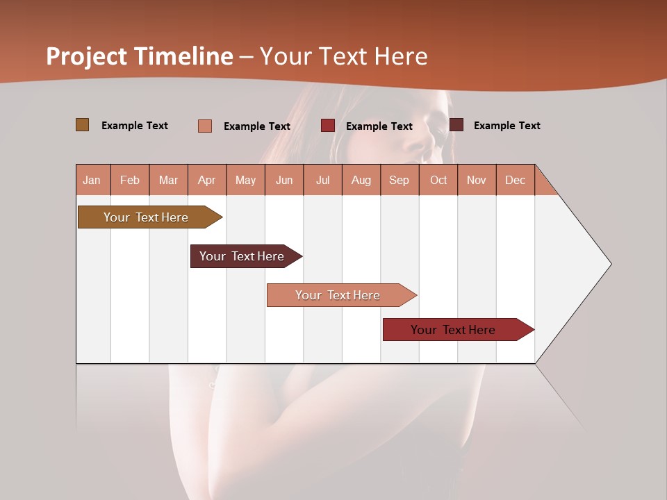 Tanzend Attraktiv Disko PowerPoint Template