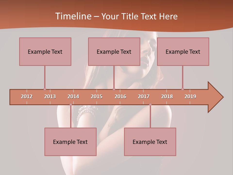 Tanzend Attraktiv Disko PowerPoint Template