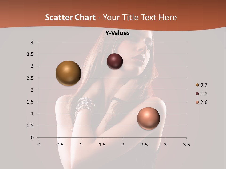 Tanzend Attraktiv Disko PowerPoint Template