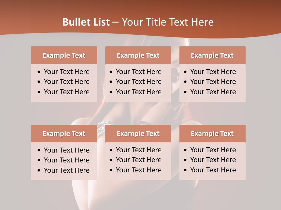 Tanzend Attraktiv Disko PowerPoint Template