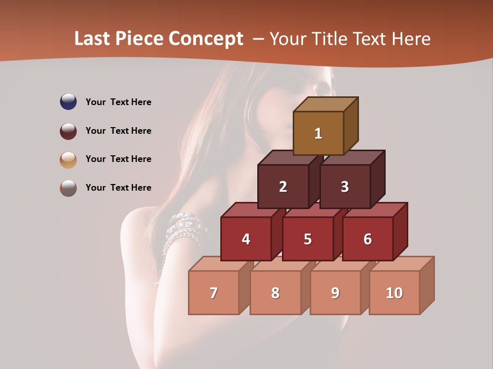 Tanzend Attraktiv Disko PowerPoint Template