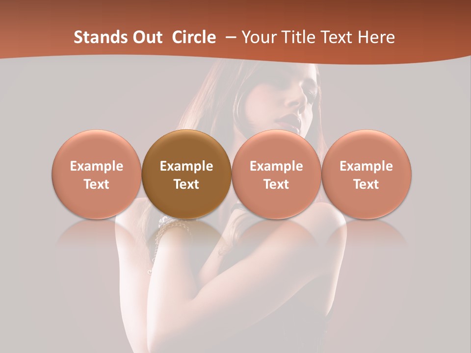 Tanzend Attraktiv Disko PowerPoint Template