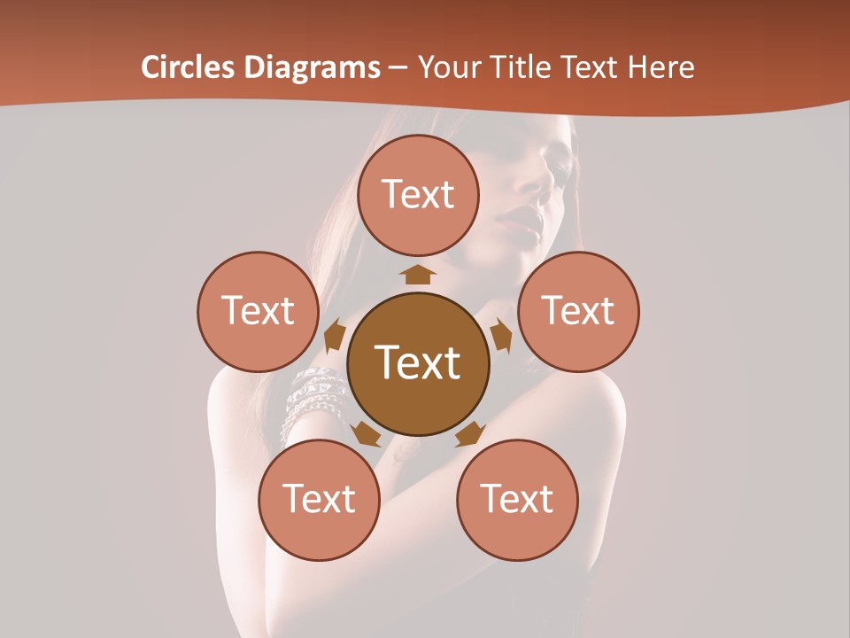 Tanzend Attraktiv Disko PowerPoint Template